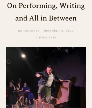 New on the Islington Storyteller!

Tb to a masterful one-man show at @kingsheadtheatre 🥳

Contributed by @mikenergy this recent article uncovers the captivating story of Saul Boyer, actor, writer and endless enthusiast, who has performed on various occasions at our very local King’s Head Theatre. His most recent one-man creation is The Man of 100 Faces. The play reintroduces the exciting life of Sr Paul Dukes, a musician, author and secret agent in revolutionary Russia.

You can take a peek at the full article on the Islington Storyteller website and learn about the life path that led Saul to perform in our beloved neighbourhood 🤗

Full article here https://islington-storyteller.co.uk/on-living-acting-writing-and-all-in-between/

#Islington #Islington_storyteller #islington_london #kingsheadtheatre #independenttheatre #theatreuk #fringe